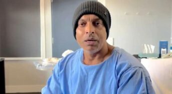 Shoaib Akhtar gets emotional in a hospital bed, says ‘That’s why I retired…’