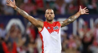 Buddy Franklin retains his Swan status with a grand feeling
