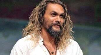 The actor Jason Momoa shaved his head out of concern for single-use plastics