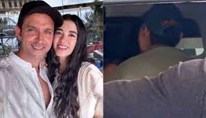 Hrithik Roshan and Saba Azad’s airport kissing video becomes viral
