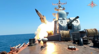 Russia’s navy conducts a live fire “exercise” in the Black Sea