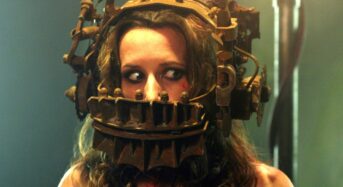 Shawnee Smith dons the iconic pig mask once more in the latest “Saw X” image