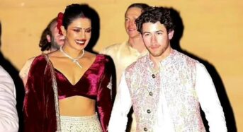 Nick Jonas and Priyanka Chopra pose with friends during a Diwali party in unseen photos