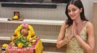 A house is bought by Ananya Panday on Dhanteras